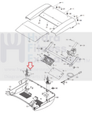 Epic Freemotion Weider Lifestyler Weslo Treadmill Hood Mounting Bracket 230979-hydrafitnessparts