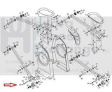 Epic Freemotion Weslo Proform LifeStyler Elliptical M8 X 16MM Patch Screw 237612-hydrafitnessparts