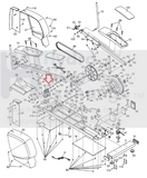 Epic HealthRider Image Proform Reebok Elliptical Plastic Spacer 8mm 216702-hydrafitnessparts
