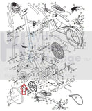 Epic HealthRider Image Proform Weslo Elliptical Flywheel Assembly 181503-hydrafitnessparts