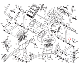 Epic HealthRider NordicTrack Proform Elliptical Small Bushing 287336-hydrafitnessparts