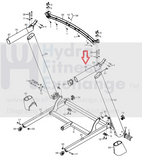 Epic HealthRider NordicTrack Proform Treadmill Handrail Grip Cap 349105-hydrafitnessparts