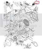 Epic Image Proform Elliptical Side Sheild Cover 197609-hydrafitnessparts