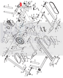 Epic Image Proform Reebok Weslo NordicTrack Elliptical Pedal Plate Screw 256377-hydrafitnessparts