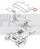 Epic NordicTrack Treadmill Motor Hood Shroud Cover 349574 or 350374-hydrafitnessparts