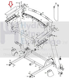 Epic Proform NordicTrack Treadmill Left Top Handrail 349981-hydrafitnessparts