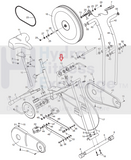 Epic Proform Weslo WLEX09010 Upright Bike Crank Bearing Set 295560-hydrafitnessparts