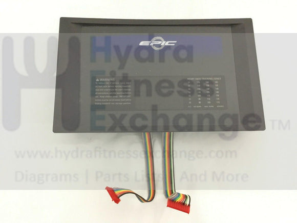 Epic T60 Treadmill Uppr Display Console Assembly-hydrafitnessparts