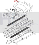 Epic View 550 Treadmill Motor Hood Shroud Cover 265178 285475-hydrafitnessparts