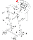 Epic Weslo Life Cadence G 5.9 Treadmill Display Console Base Cover 346479-hydrafitnessparts