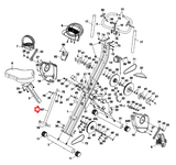 Exerpeutic Therapeutic 250XL Upright Bike Front Frame Link Arm Support Tube 067-hydrafitnessparts