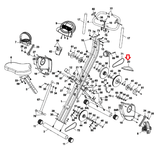 Exerpeutic Therapeutic Fitness 250XL Upright Bike Top Shroud Cover 020-hydrafitnessparts