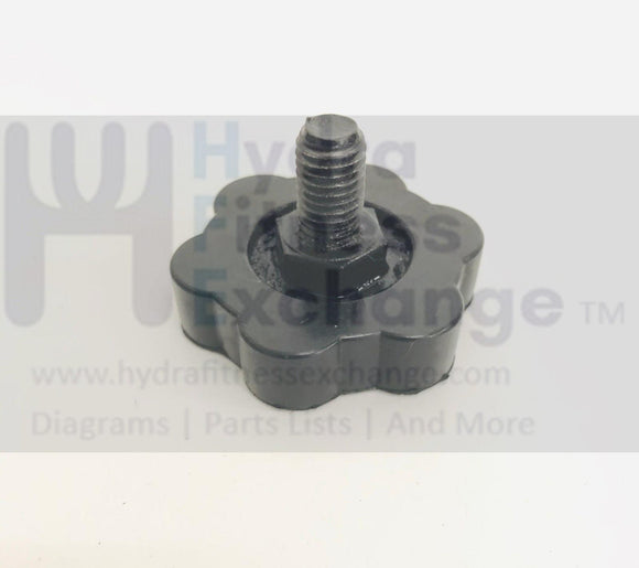 Expresso Fitness S2R S2U S3U NOVO Upright Recumbent Bike Leveling Foot Leveler 8000-0022-01-hydrafitnessparts