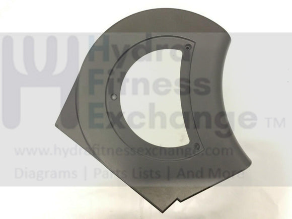 Expresso Fitness S2U Upright Bike Left Computer CPU Cover 8300-0053-04-hydrafitnessparts