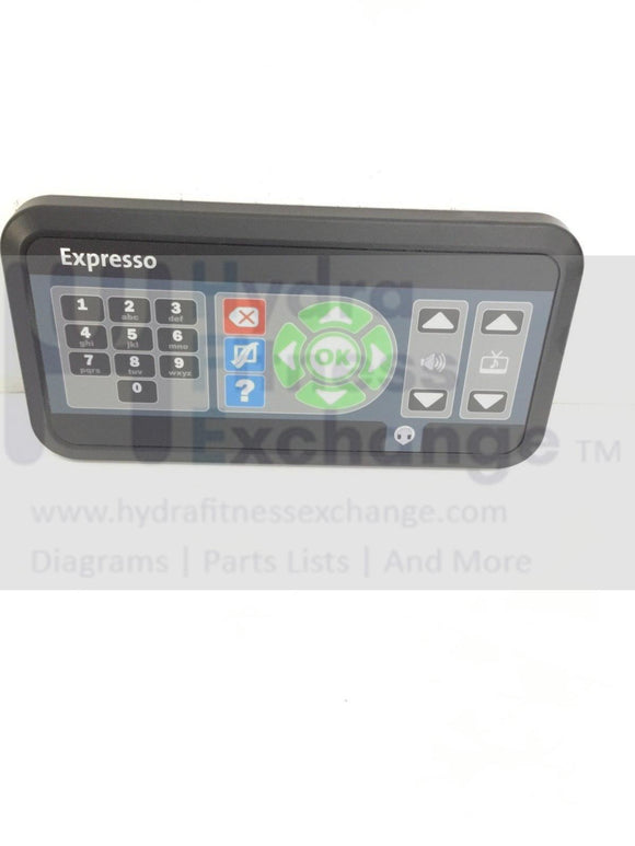 Expresso Fitness S3R Series Recumbent Bike Console Control Pad 3010.0052.01-hydrafitnessparts