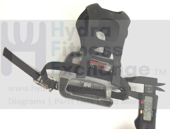 Expresso Interactive Fitness S3R HD Recumbent Bike S3 Series Left Pedal w/ Strap-hydrafitnessparts