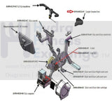 Expresso S3U S3Y S2U Interactive Upright Bike Upright Standard Seat 5010-0022-01-hydrafitnessparts