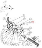 First Degree Fitness E-520 Fluid Rower Black Foot Plate with Buckle Set 61063-hydrafitnessparts