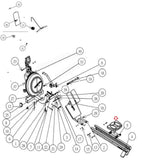 First Degree Fitness E-520 Fluid Rower Seat Bottom Pad 10079-hydrafitnessparts