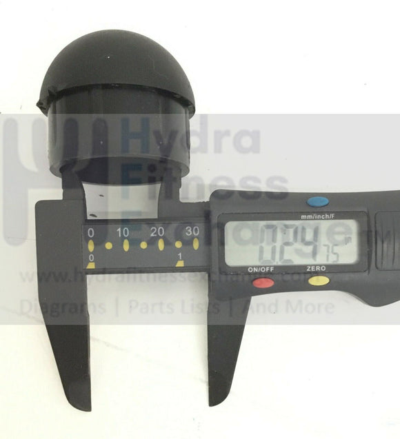 Fitness Quest Eclipse 1100 HR/A Elliptical Trainer Plastic Endcap 0.25in-hydrafitnessparts