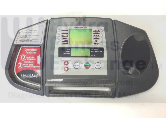 Fitness Quest Edge 491 Recumbent Bike Display Console Assembly-hydrafitnessparts