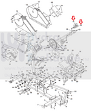 Fitness Quest Edge 491 Recumbent Bike Right Foot Pad Pedal with Strap-hydrafitnessparts