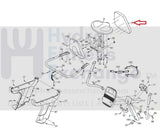 FreeMotion 350R SFEX050111 Recumbent Bike Back Rest Seat Cushion 317080-hydrafitnessparts