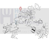 FreeMotion 350R SFEX050111 Recumbent Bike Backrest Cover 320941-hydrafitnessparts