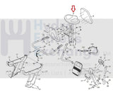 FreeMotion 350R SFEX050111 Recumbent Bike Bottom Seat Pad 317079-hydrafitnessparts