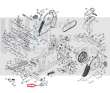 FreeMotion 350R SFEX050111 Recumbent Bike Leveling Foot Leveler 320567-hydrafitnessparts