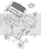 FreeMotion 770 Interactive SFTL155100 Treadmill Heart Rate Pulse Bar Assembly-hydrafitnessparts