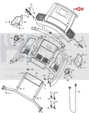 FreeMotion 850 Interactive Treadmill Display Console Assembly ETSF13513 353780-hydrafitnessparts