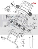 FreeMotion 850 Interactive Treadmill Display Console Panel ETSF13513 353780-hydrafitnessparts