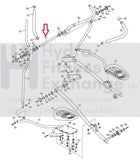 FreeMotion Basic TV FMEL4505P0 Elliptical Handle Bar Axle CC1123-hydrafitnessparts
