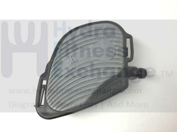 FreeMotion EPIC NordicTrack Recumbent Bike Left Foot Pad Pedal W Strap 204376-hydrafitnessparts