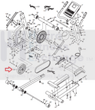 FreeMotion Epic HealthRider NordicTrack Elliptical Flywheel Hub Assembly 286251-hydrafitnessparts