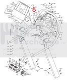 FreeMotion Epic HealthRider NordicTrack Treadmill Hand Grip 172399-hydrafitnessparts