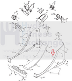 FreeMotion F5.6 - SFSR819080 Elliptical Right Shield Cover 271788-hydrafitnessparts