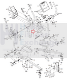 FreeMotion Gold's Gym HealthRider Reebok Elliptical Rear Upright Cover 243850-hydrafitnessparts