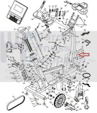 FreeMotion Gold's Gym HealthRider Upright Bike 5/16" Star Lock Washer 101630-hydrafitnessparts