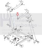 FreeMotion Gold's Gym NordicTrack Image Treadmill Lower Handlebar Endcap 257191-hydrafitnessparts