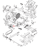 FreeMotion Gold's Gym NordicTrack Proform Elliptical Nylon Lock Nut 276016-hydrafitnessparts