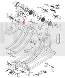FreeMotion Health Rider Image NordicTrack Elliptical Bolt 3/8" X 80MM 141224-hydrafitnessparts