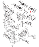 FreeMotion HealthRider Elliptical Flywheel Belt Pulley 278331-hydrafitnessparts