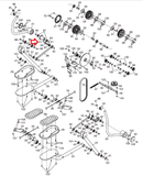 FreeMotion HealthRider Elliptical Left Handlebar Hub 295042-hydrafitnessparts