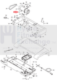 FreeMotion HealthRider Gold's Gym t5.6 500i Treadmill Motor Mount Bracket 241040-hydrafitnessparts