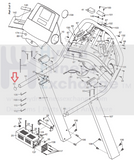 FreeMotion HealthRider Image Treadmill Console End Cap 157607-hydrafitnessparts