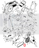 FreeMotion HealthRider Ironman Lifestyler Upright Bike Pulley Assembly 259618-hydrafitnessparts
