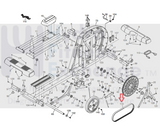 FreeMotion HealthRider NordicTrack Elliptical Pulley Drive Belt 55" 186476-hydrafitnessparts