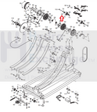 FreeMotion HealthRider NordicTrack Icon Elliptical Screw 3/8" X 1 258535-hydrafitnessparts